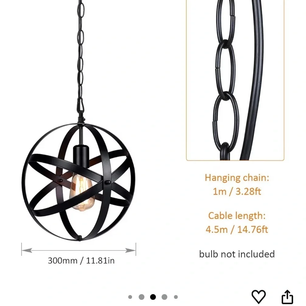 Black Modern Home Accent Lantern